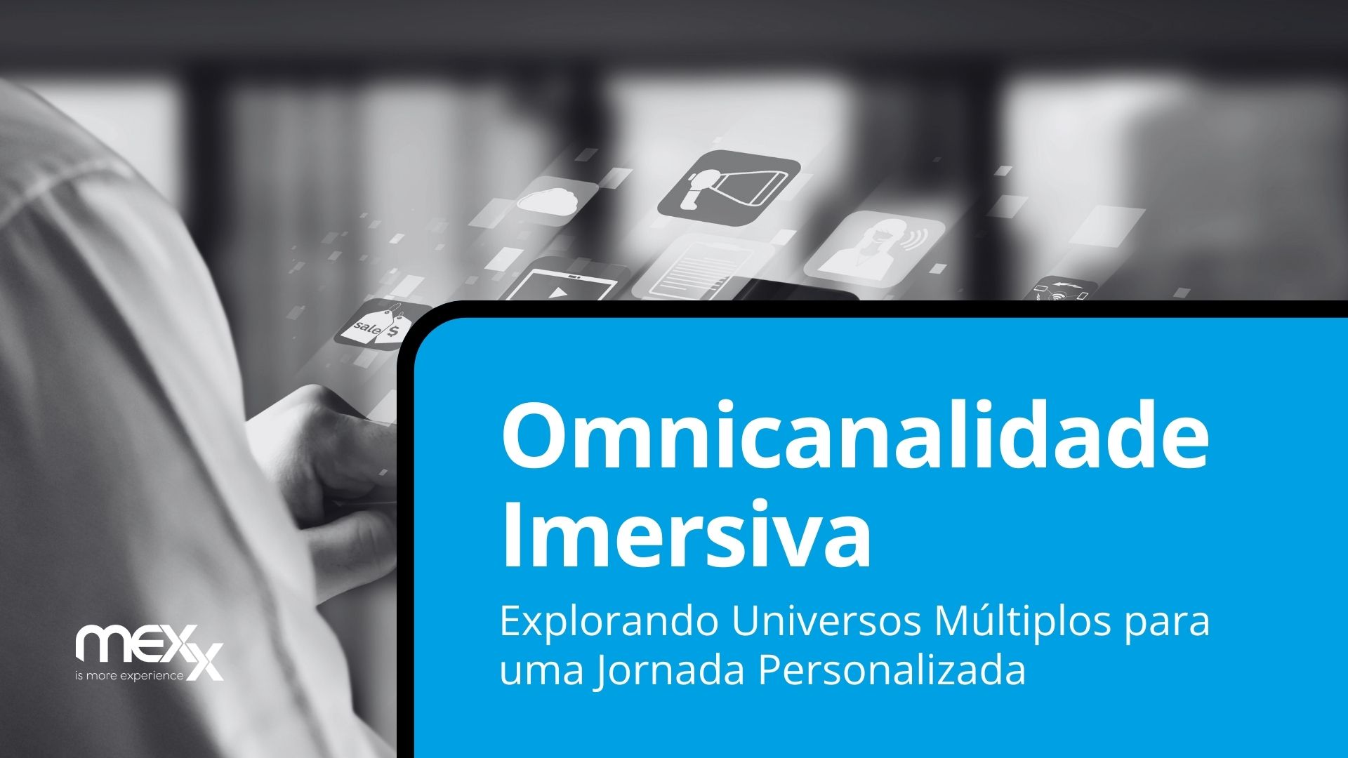 A imagem demonstra uma ilustração da omnicanalidade.